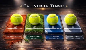 Calendrier des tournois de tennis pour les paris sportifs