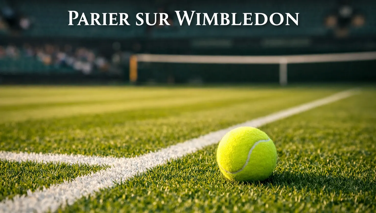 Parier sur Wimbledon stratégies paris sportifs gazon tennis