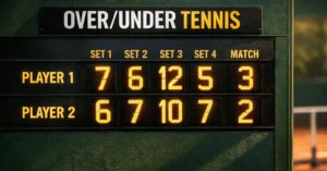 Paris over under tennis total de jeux et sets expliqué