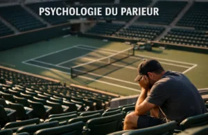 Psychologie parieur tennis biais cognitifs tilt discipline mentale